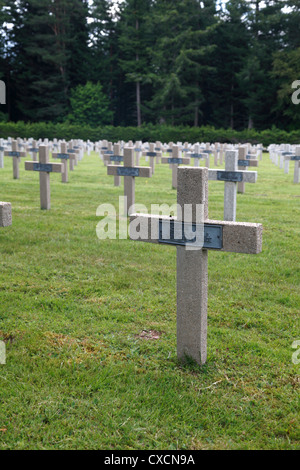 Première Guerre mondiale Le Cimetière des sépultures de guerre français 1914-1918 linge dans les Vosges site de combats prolongés Banque D'Images