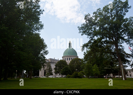 E dôme de la chapelle à l'US Naval Academy Banque D'Images