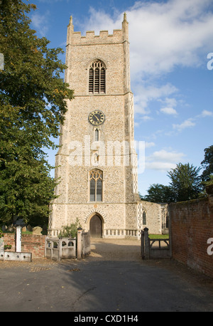 Saint Mary de L'église de l'Assomption, Ufford, Suffolk, Angleterre, Royaume-Uni Banque D'Images