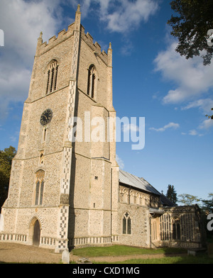 Tour de Saint Mary de L'église Assomption Ufford Suffolk Angleterre Banque D'Images