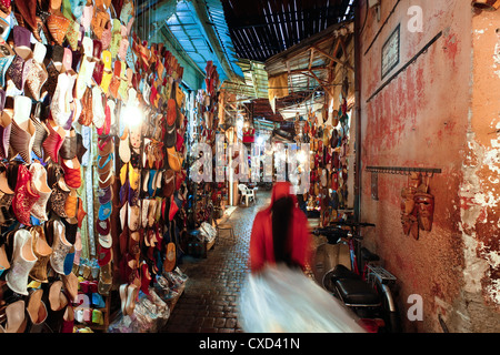 Dans le souk, Marrakech, Maroc, Afrique du Nord, Afrique Banque D'Images