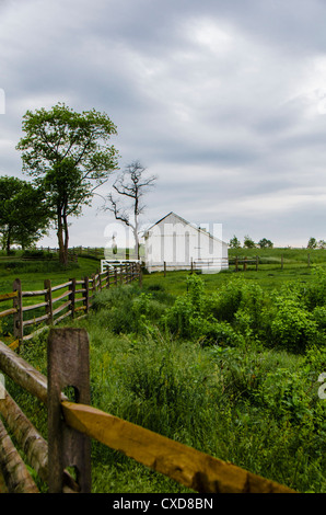 La ferme de Poffenberger de bataille National d'Antietam Banque D'Images