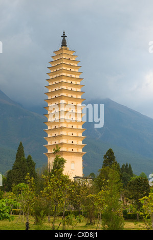 Trois pagodes, Dali, Yunnan, Chine Banque D'Images