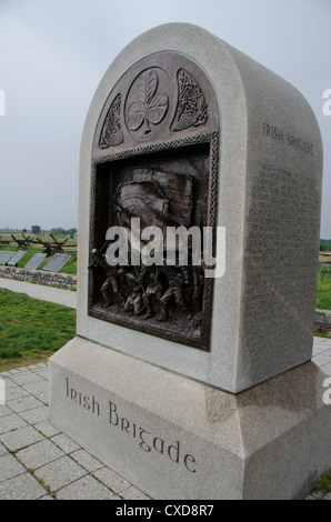 Monument de la Brigade irlandaise de bataille National d'Antietam Banque D'Images