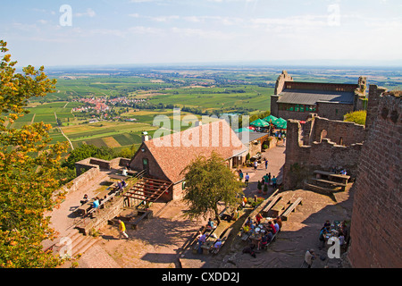 Château près de Madenburg Eschbach, Allemagne Banque D'Images