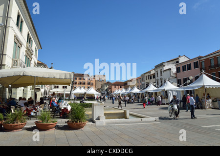 Erminio Piazza Ferretto, Mestre, Venise, Venise, Vénétie, province de l'Italie Banque D'Images