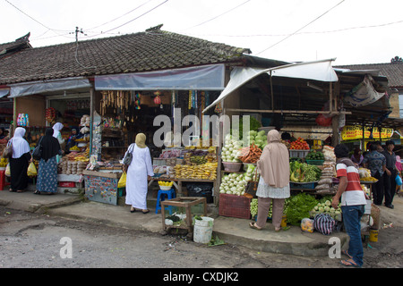 Marché local - Candi Kuning - Bali - Indonésie Banque D'Images