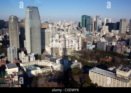 Vue sur Ville, Tokyo, Japon, Asie Banque D'Images