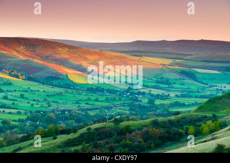 Vale de Edale, parc national de Peak District, Derbyshire, Angleterre Banque D'Images