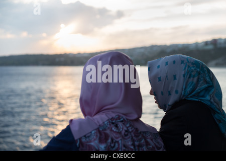 La rubrique ferry sur le Bosphore d'Istanbul à Bursa, Mer de Marmara, en Turquie Banque D'Images