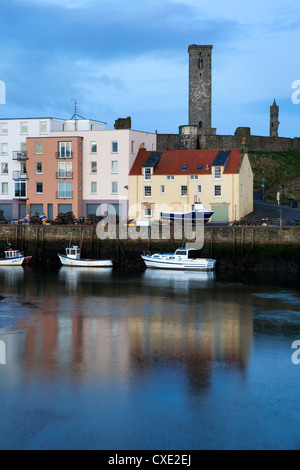 Le port de l'aube, St Andrews, Fife, Scotland Banque D'Images