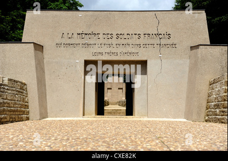 Verdun, Douaumont, Mémorial de la Tranchée des Baionnettes, 14-18, Première Guerre mondiale, Meuse, Lorraine, France, LA PREMIÈRE GUERRE MONDIALE Banque D'Images