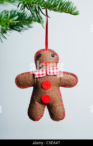 Gingerbread Man Christmas ornament Banque D'Images