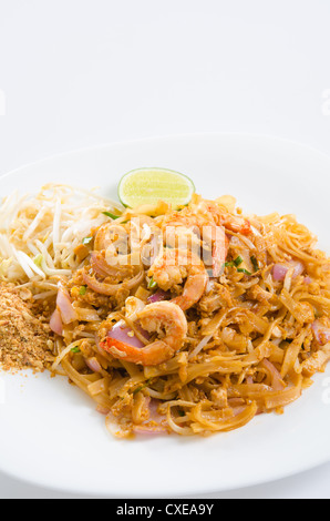 Célèbre thai food, pad thai Banque D'Images