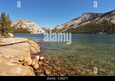 Sur le lac de Yellowstone Tioga pass Banque D'Images