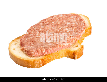 Sandwich isolated on white Banque D'Images