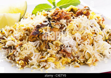 Poulet Biryani Banque D'Images