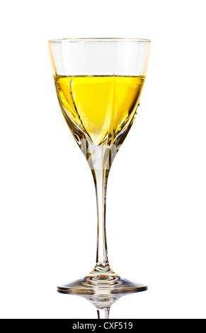 Wineglass isolated on white Banque D'Images