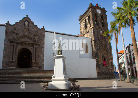 Santa Cruz de La Palma Plaza de Espana Iglesia Matriz de l'église el Salvador Banque D'Images