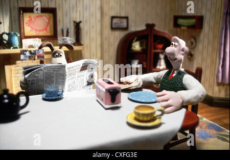 Une JOURNÉE AU GRAND (ANI) (1992) Wallace & Gromit' NICK PARK (DIR) AGDO 003 COLLECTION MOVIESTORE LTD Banque D'Images