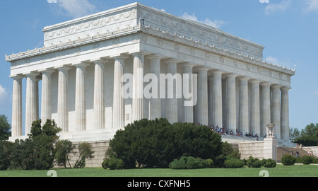 Abraham Lincoln Memorial à Washington DC Banque D'Images