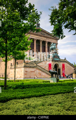 La National Art Gallery à Berlin Allemagne Banque D'Images