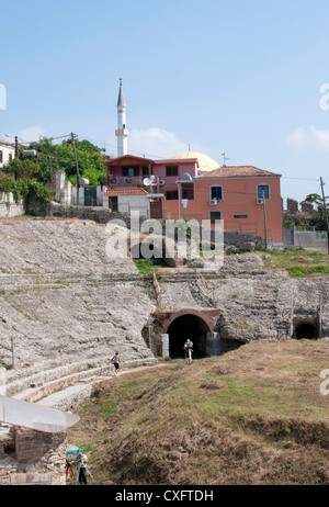 L'amphithéâtre de Durrës Banque D'Images