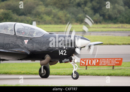 RAF Tucano Court T1 entraîneur de base Banque D'Images