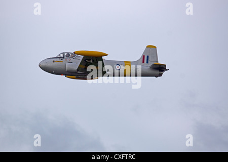 Jet chasse Provost T.4 XR673 à RAF Linton sur Ouse Banque D'Images