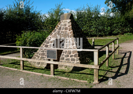 Le roi Richard est bien, site de bataille de Bosworth, Leicestershire, UK Banque D'Images