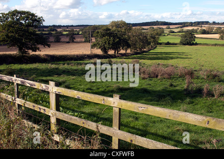 Paysage de bataille de Bosworth Banque D'Images