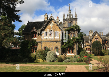 Holly Village Victorian maisons gothiques à Highgate London England Banque D'Images