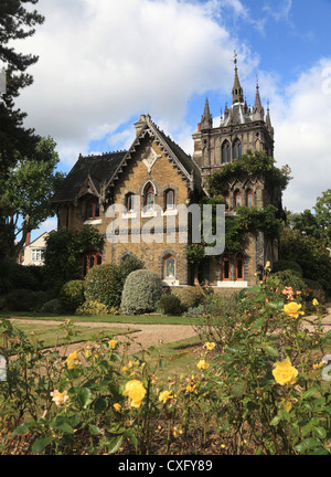 Holly Village Victorian maisons gothiques à Highgate London England Banque D'Images