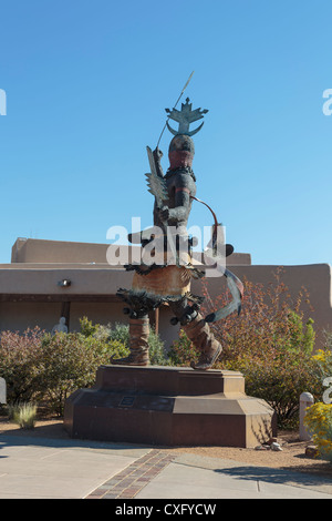 Museum of Indian Arts and Culture, Musée Hill, Santa Fe, Nouveau Mexique Banque D'Images