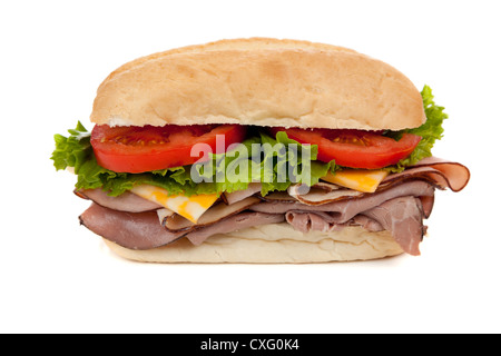 Roast Beef sandwich sous-marin Banque D'Images