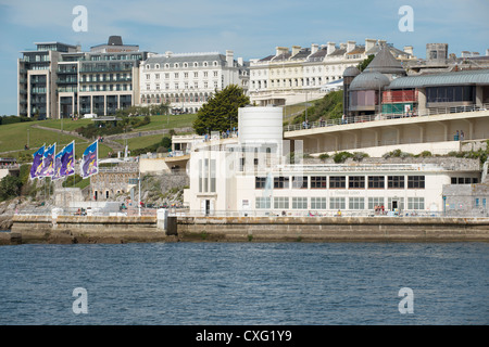 Tinside Lido sur Plymouth Hoe south devon England UK Banque D'Images