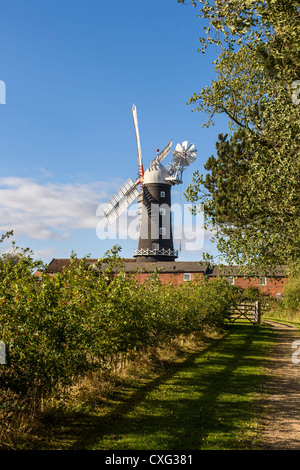 Moulin à vapeur Skidby qui, East Yorkshire construit en 1821 Banque D'Images