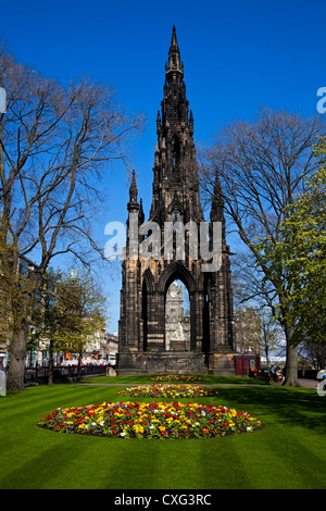 Walter Scott Monument, Edinburgh Scotland UK Banque D'Images