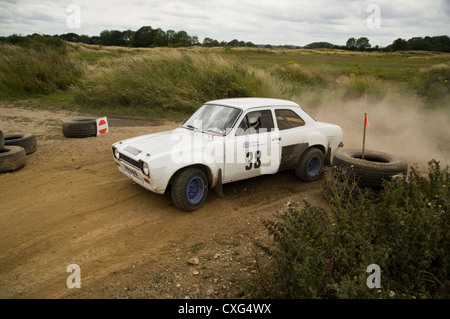 Ford Escort rally car Banque D'Images