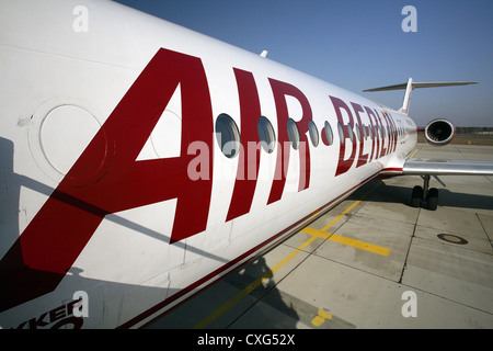 Berlin, Air Berlin avion à l'aéroport de Tegel Banque D'Images