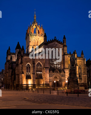 La cathédrale St Giles Royal Mile Edinburgh Scotland Banque D'Images