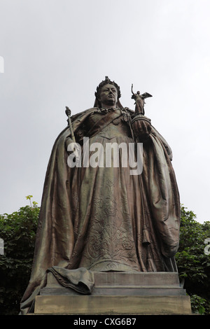 Statue de la reine Victoria à Bradford, West Yorkshire, Angleterre. Banque D'Images