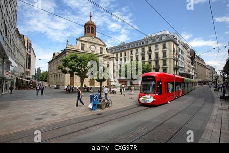 La Suisse, Genève, Rue du Marche Banque D'Images