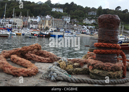 Port de Lyme Regis dans le Dorset UK. Petit village de pêcheurs au cœur de la Côte Jurassique Banque D'Images