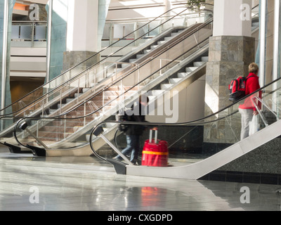 L'Aéroport International Ted Stevens d'Anchorage, Anchorage, Alaska Banque D'Images