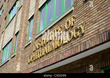 L'Institut d'ophtalmologie à Bath Street, Londres, Angleterre Banque D'Images