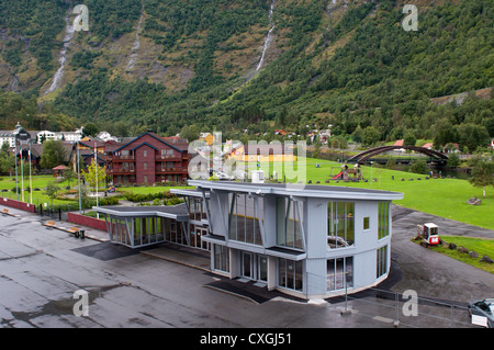 La ville de Flamm, Norvège Banque D'Images