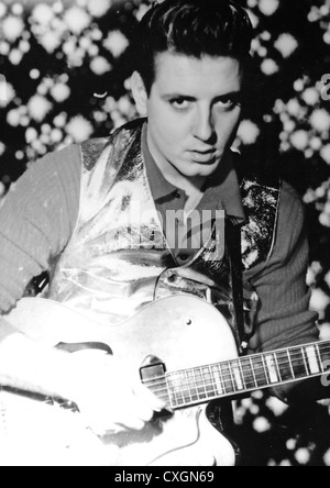 EDDIE COCHRAN (1938-1960) rock 'n' roll musicien à propos de 1959 Banque D'Images