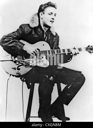 EDDIE COCHRAN (1938-1960) rock 'n' roll musicien à propos de 1959 Banque D'Images