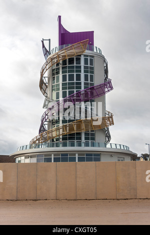 Redcar pier verticale prise sur le 1/10/2012. Banque D'Images